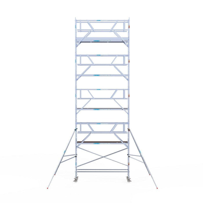 Rollgerüst Euroscaffold Professionell 75x305 10,2m Arbeitshöhe freistehend - GerüstExpress
