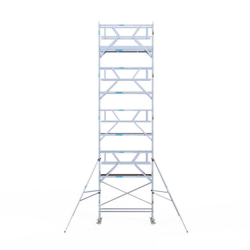 Rollgerüst Euroscaffold Professionell 75x250 10,2m Arbeitshöhe freistehend - GerüstExpress