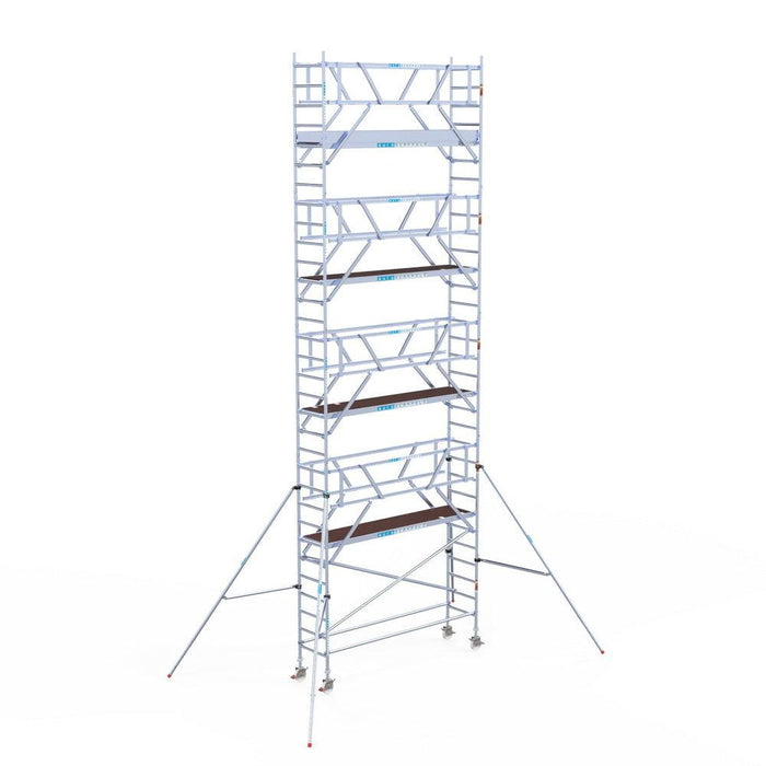 Rollgerüst Euroscaffold Professionell 75x305 10,2m Arbeitshöhe freistehend - GerüstExpress