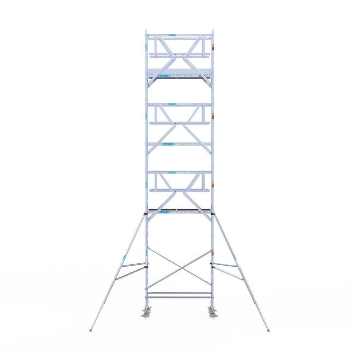 Rollgerüst Euroscaffold Professionell 75x190 9,2m Arbeitshöhe freistehend - GerüstExpress