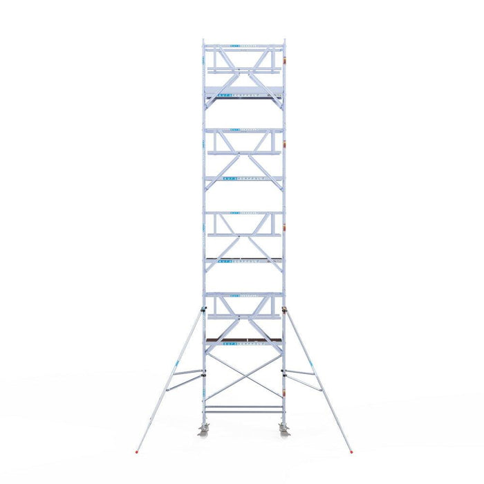 Rollgerüst Euroscaffold Professionell 75x190 10,2m Arbeitshöhe freistehend - GerüstExpress