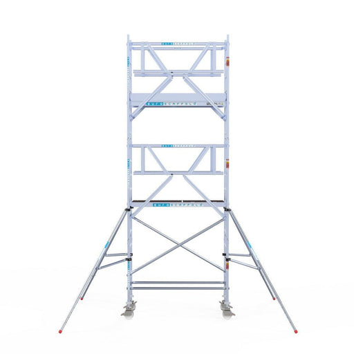 Rollgerüst Euroscaffold Professionell 75x190 6,2m Arbeitshöhe Carbonplattform freistehend - GerüstExpress