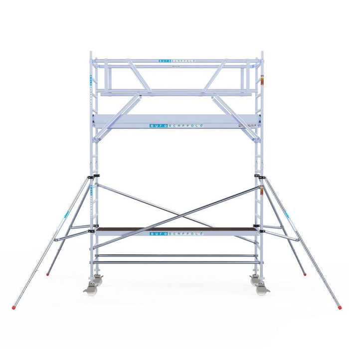 Rollgerüst Euroscaffold Professionell 90x305 5,2m Arbeitshöhe freistehend - GerüstExpress