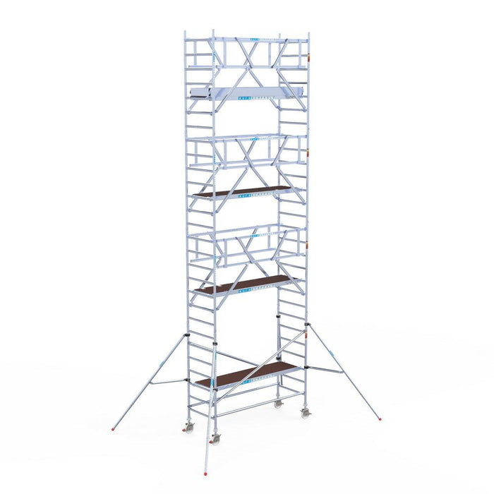 Rollgerüst Euroscaffold Professionell 90x250 9,2m Arbeitshöhe Carbonplattform freistehend - GerüstExpress