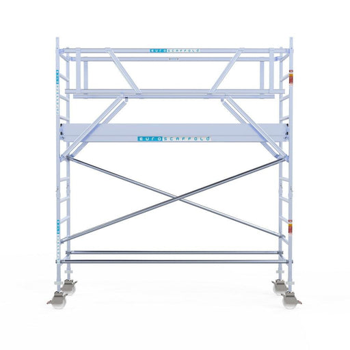 Rollgerüst Euroscaffold Professionell 90x305 4,2m Arbeitshöhe freistehend - GerüstExpress
