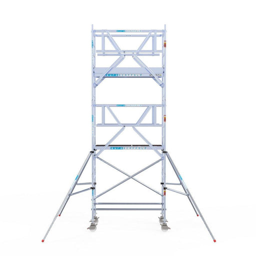 Rollgerüst Euroscaffold Professionell 90x190 6,2m Arbeitshöhe freistehend - GerüstExpress