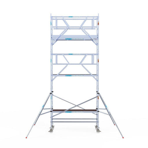 Rollgerüst Euroscaffold Professionell 90x250 7,2m Arbeitshöhe Carbonplattform freistehend - GerüstExpress