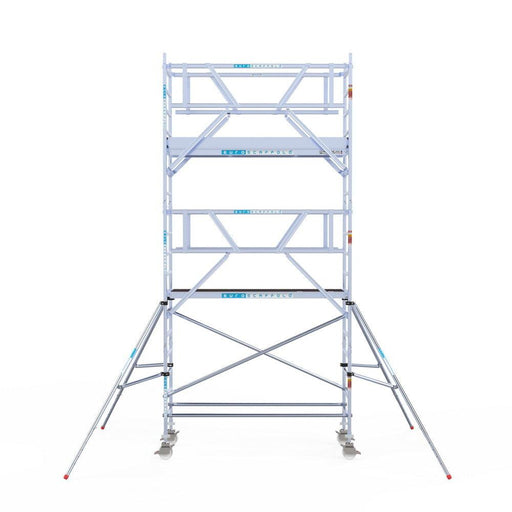 Rollgerüst Euroscaffold Professionell 90x250 6,2m Arbeitshöhe freistehend - GerüstExpress