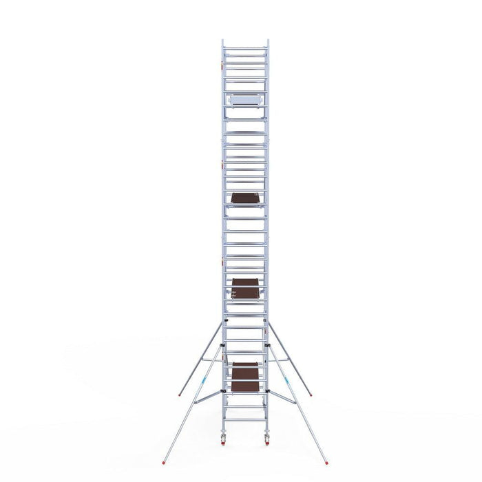 Rollgerüst Euroscaffold Professionell 90x250 9,2m Arbeitshöhe Carbonplattform freistehend - GerüstExpress