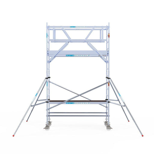 Rollgerüst Euroscaffold Professionell 90x250 5,2m Arbeitshöhe Carbonplattform freistehend - GerüstExpress
