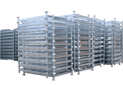 Rungenpalette, Stapelgestell, Manurak 1935 x 1455 x 300 mm ohne Rohre - Gerüstexpress.de