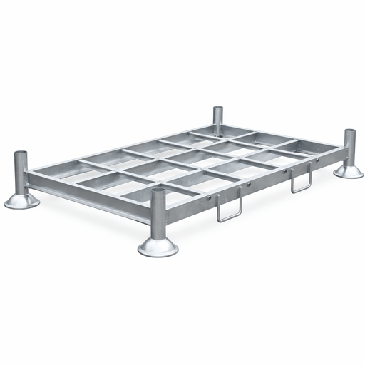 Rungenpalette, Stapelgestell, Manurak 2030 x 1190 x 300 mm - Gerüstexpress.de