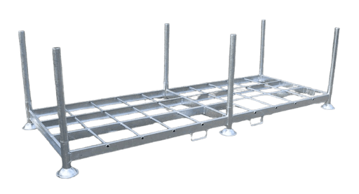 Rungenpalette, Stapelgestell, Manurak 2925 x 1190 x 300 mm ohne Rohre - Gerüstexpress.de