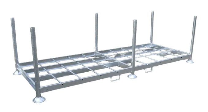 Rungenpalette, Stapelgestell, Manurak 2925 x 1190 x 300 mm ohne Rohre - Gerüstexpress.de