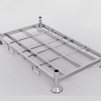 Stanchion pallets – Stackable steel pallets