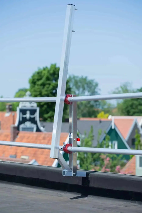 SGS Prime Temporäre Dachrandsicherung Flachdach 3 - 30 Meter Sets - Gerüstexpress.de