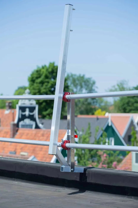 SGS Prime Temporäre Dachrandsicherung Flachdach 3 - 30 Meter Sets - Gerüstexpress.de