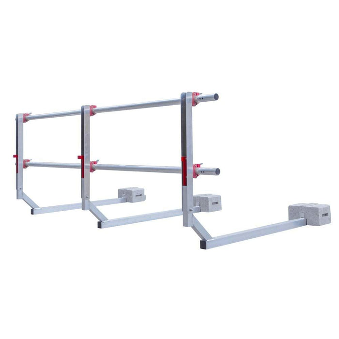 SGS Prime Temporäre Dachrandsicherung Flachdach 3 - 30 Meter Sets - Gerüstexpress.de