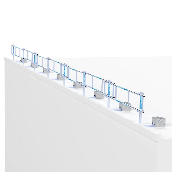 SGS Slim Dachkantenschutz Komplettset für Flachdach – 3 - 30 Meter Sets - Gerüstexpress.de