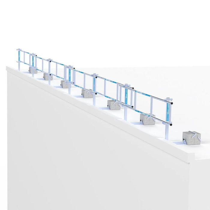 SGS Slim Dachkantenschutz Komplettset für Flachdach – 3 - 30 Meter Sets - Gerüstexpress.de