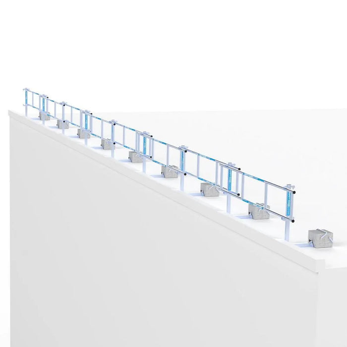SGS Slim Dachkantenschutz Komplettset für Flachdach – 3 - 30 Meter Sets - Gerüstexpress.de
