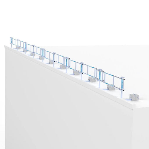 SGS Slim Dachkantenschutz Komplettset für Flachdach – 3 - 30 Meter Sets - Gerüstexpress.de
