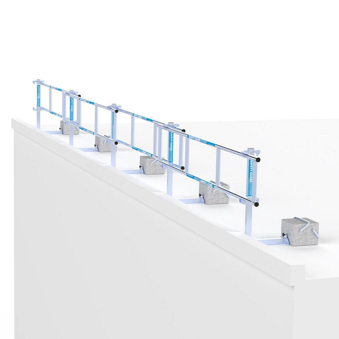 SGS Slim Dachkantenschutz Komplettset für Flachdach – 3 - 30 Meter Sets - Gerüstexpress.de