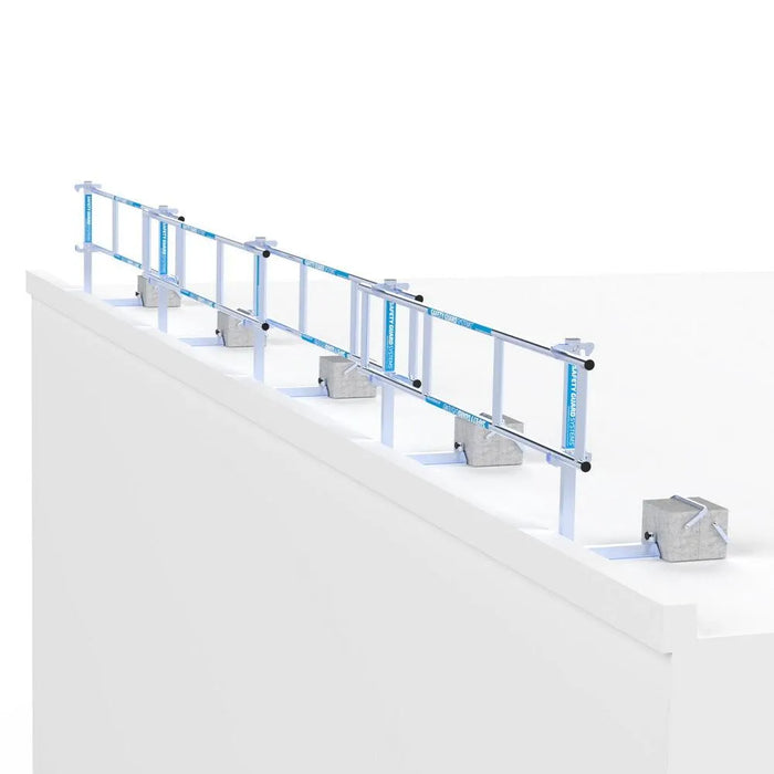 SGS Slim Dachkantenschutz Komplettset für Flachdach – 3 - 30 Meter Sets - Gerüstexpress.de