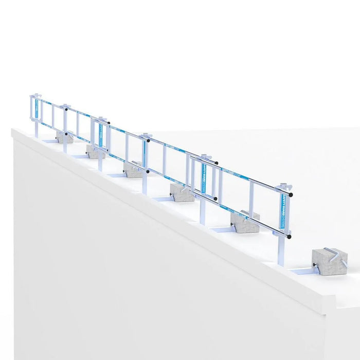 SGS Slim Dachkantenschutz Komplettset für Flachdach – 3 - 30 Meter Sets - Gerüstexpress.de