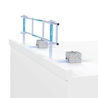 SGS Slim Aluminium Fall Protection Flat Roof Complete Set from 3 m | DIN 13374