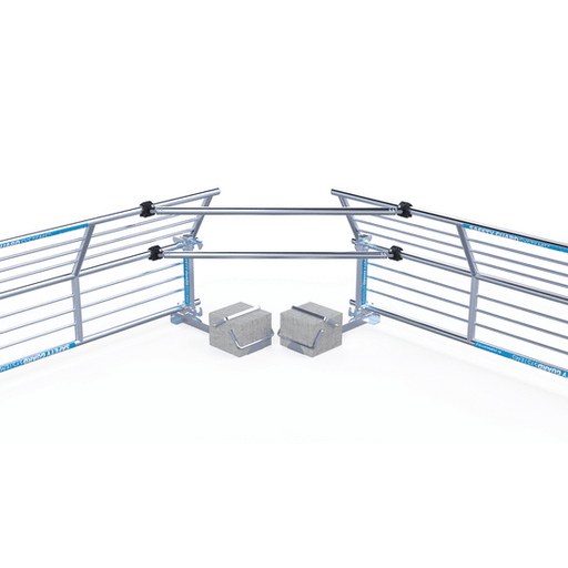 SGS Slim (Plus) Dachkantenschutz Koppelstrebe Ecke Flachdach - Gerüstexpress.de