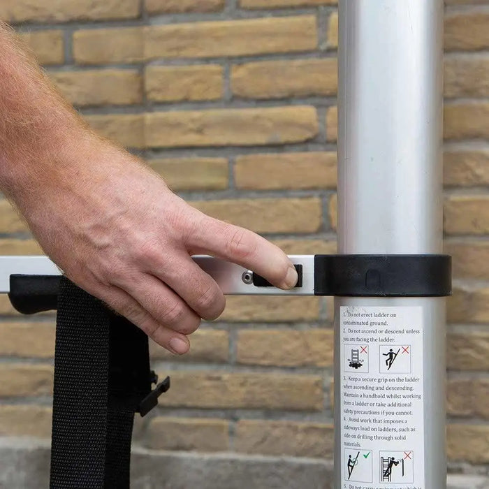 Teleskopleitern 3,20 Meter mit Soft Close - Gerüstexpress.de