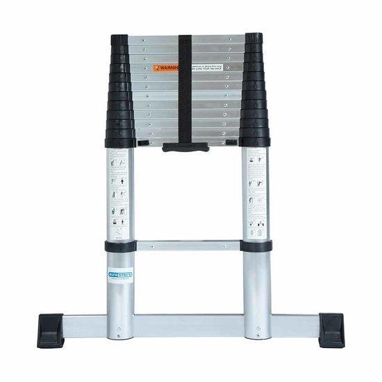 Teleskopleitern 3,80 Meter mit Soft Close - Gerüstexpress.de
