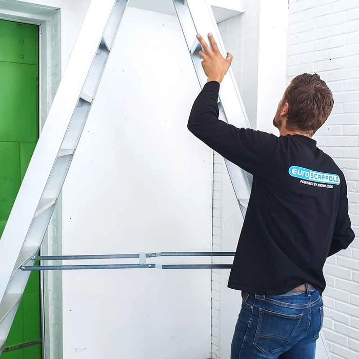 Treppe Doppeltreppen professionell 2x10 Stufen - Gerüstexpress.de