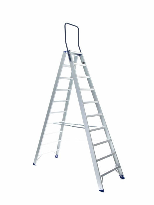 Treppe Doppeltreppen professionell 2x10 Stufen - Gerüstexpress.de