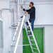 Treppe Doppeltreppen professionell 2x11 Stufen - Gerüstexpress.de