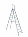 Treppe Doppeltreppen professionell 2x11 Stufen - Gerüstexpress.de