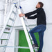Treppe Doppeltreppen professionell 2x12 Stufen - Gerüstexpress.de