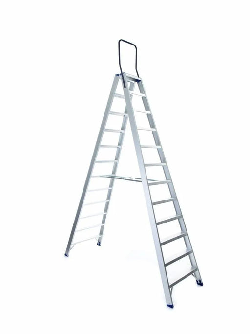 Treppe Doppeltreppen professionell 2x12 Stufen - Gerüstexpress.de
