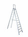 Treppe Doppeltreppen professionell 2x12 Stufen - Gerüstexpress.de