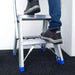 Treppe Doppeltreppen professionell 2x2 Stufen - Gerüstexpress.de