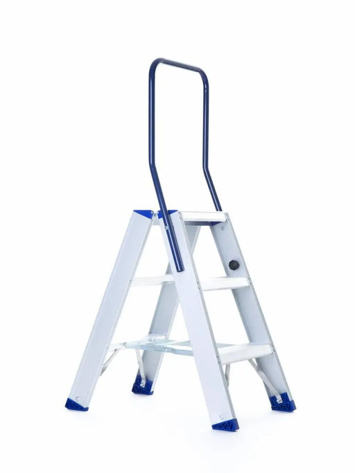 Treppe Doppeltreppen professionell 2x3 Stufen - Gerüstexpress.de