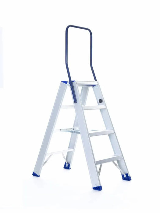 Treppe Doppeltreppen professionell 2x4 Stufen - Gerüstexpress.de