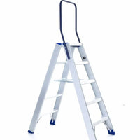 Treppe Doppeltreppen professionell 2x5 Stufen