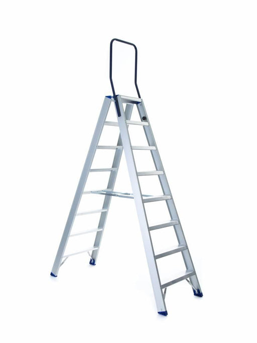 Treppe Doppeltreppen professionell 2x8 Stufen - Gerüstexpress.de