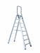 Treppe Doppeltreppen professionell 2x8 Stufen - Gerüstexpress.de