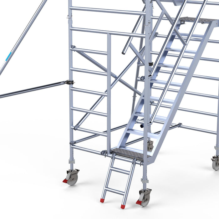 Treppenturm 135x250 4,2m Arbeitshöhe - Gerüstexpress.de