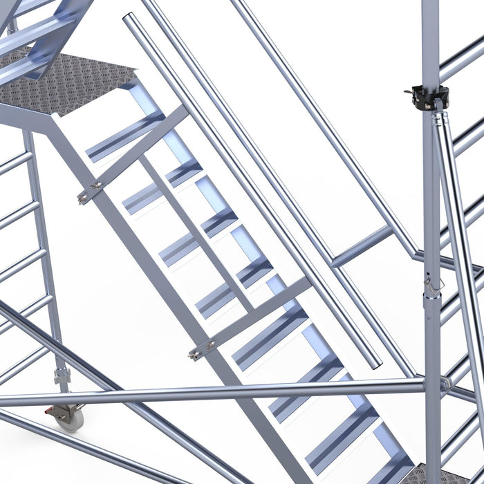 Treppenturm 135x250 4,2m Arbeitshöhe - Gerüstexpress.de