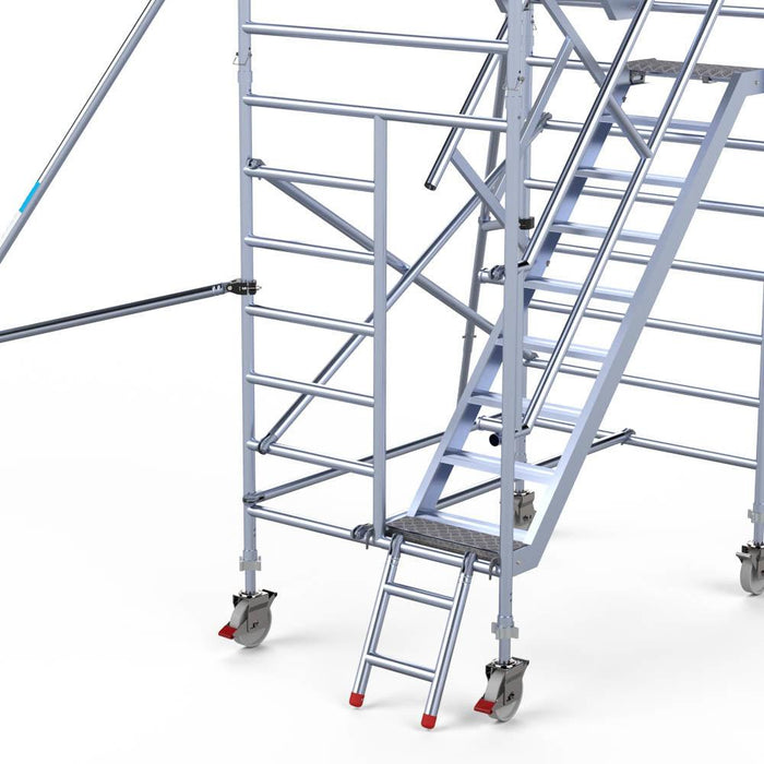Treppenturm - Rollgerüst – Sicher, komfortabel & professionell arbeiten in der Höhe 6 - 14 Meter - Gerüstexpress.de