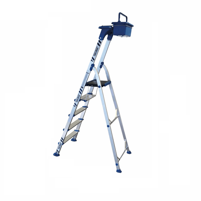 Twin Deck Haushaltstreppe 5 - stufig - Gerüstexpress.de